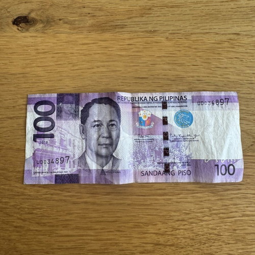 Philippines 100 Sandaang Piso currency note like new