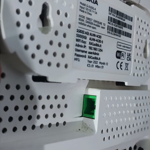 Nokia G-2425G-A GPON Optical Fiber Router like new