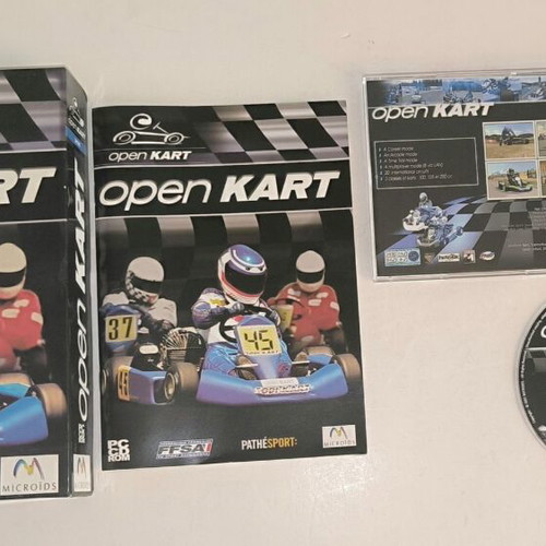 Open Kart PC game like new, racing, Big Box