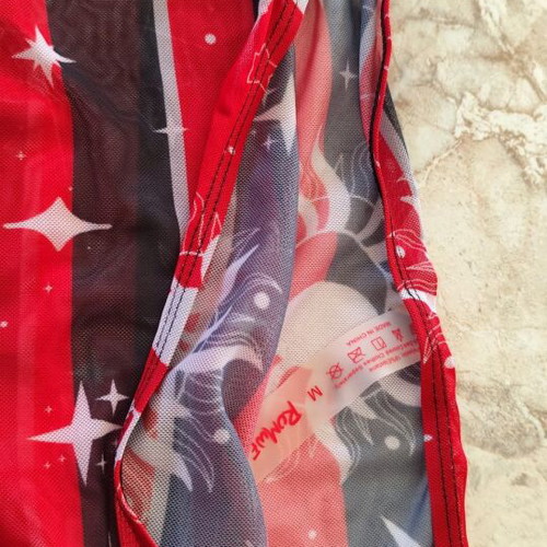 Beach pareo like new, short skirt with ribbons