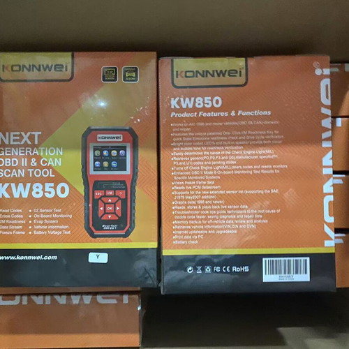 Konnwei KW850 Digital Car Diagnostic OBD 2 with Cable New Compatible with Android