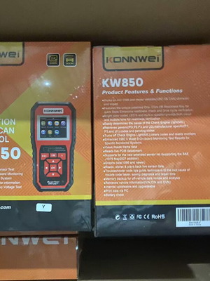 Konnwei KW850 Διαγνωστικό Αυτοκινήτου Ψηφιακό OBD 2 με Καλώδιο Καινούργιο Συμβατό με Android