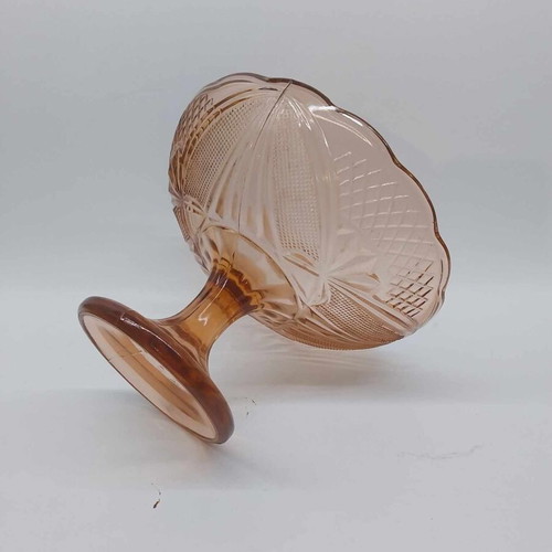 Vintage glass fruit bowl from the 80s like new