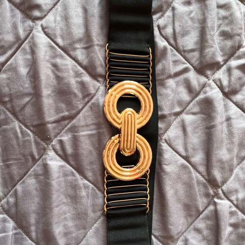 Fullah Sugah elastic waist belt 75cm like new, black