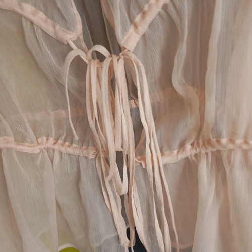 Fidele silk blouse like new, pink, size ML