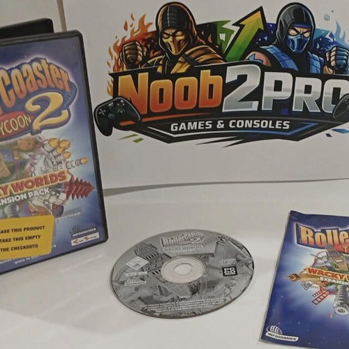 RollerCoaster Tycoon 2 Wacky Worlds Expansion Pack PC used
