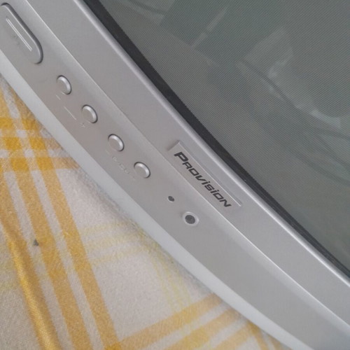 Small television used, functional without computer