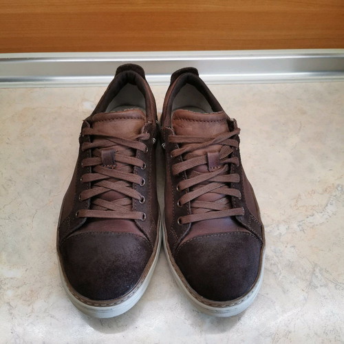 Clarks Lorsen Edge men's sneakers size 41 like new, brown
