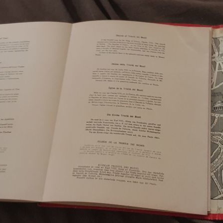 Roma postcard used, collectible leporello booklet