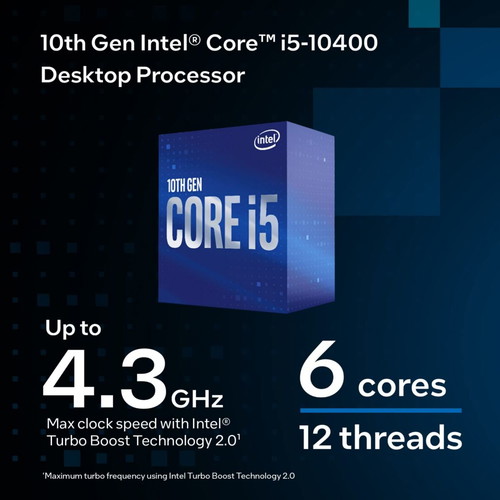 Intel i5 10400 10th Gen processor like new with integrated graphics