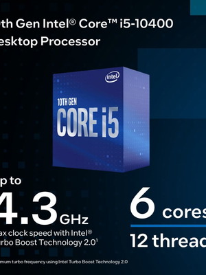 Intel i5 10400 10th Gen processor like new with integrated graphics