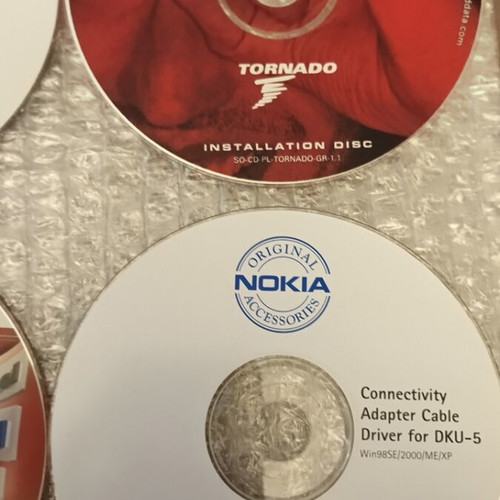 CD Rom installation software used, pack of 4 discs