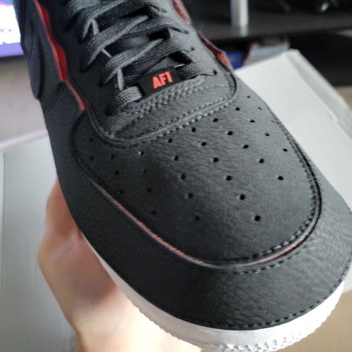 Nike Air Force 1 Low 1/1 Black Chile Red Pine Green new men's sneakers size 46