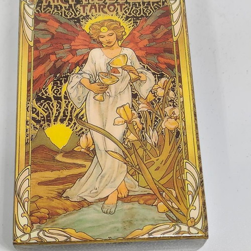 Golden Art Nouveau Tarot deck 78 cards like new