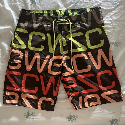 Wesc men's swimwear medium used, multicolor