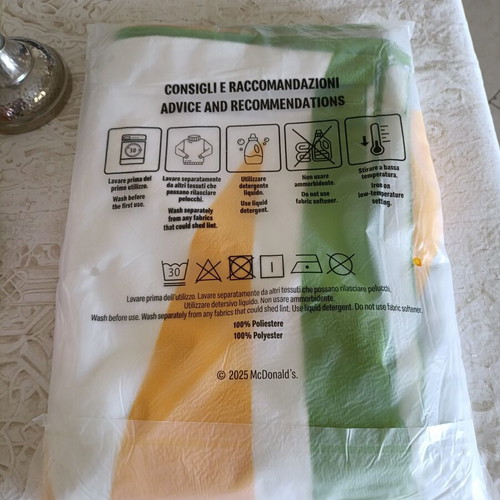Mac Donald's beach towel new in original packaging
