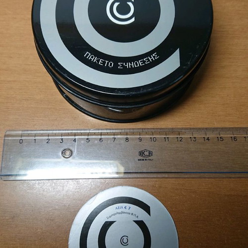 Vodafone CU collectible pack used with metal tin and phone card