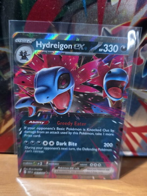 Hydreigon EX 67/86 White Flare English Holo Card like new Pokemon