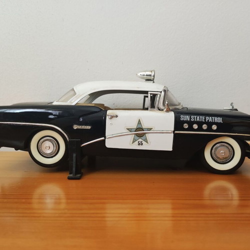 Buick Century 1955 police car 1:18 scale diecast model used