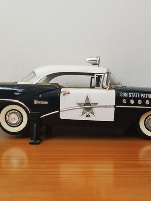 Buick Century 1955 police car 1:18 scale diecast model used