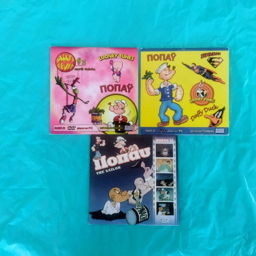 Popeye VCD-DVD set with 8 dubbed cartoon stories