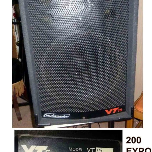 Studiomaster VT15 speaker used, 450 watt, 15 woofer