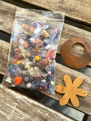 Beads used for jewelry and crafts