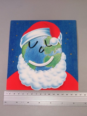 Colgate Santa 1992 Christmas greeting card like new
