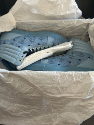 MCM High-Top Denim Boots New Size 36