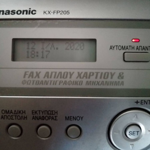 Fax telephone like new, functional