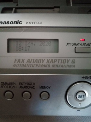 Fax telephone like new, functional