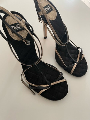 Dolce & Gabbanna sandals used, 12 cm heel, size 38