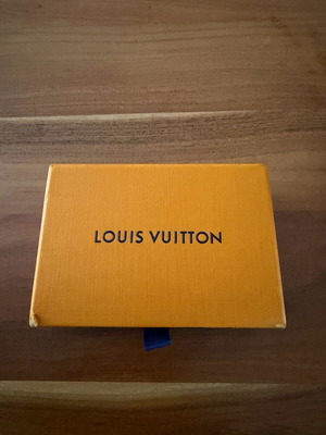Louis Vuitton original box like new, orange with blue logo
