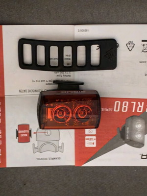 Sigma Buster RL80 rechargeable bicycle light used