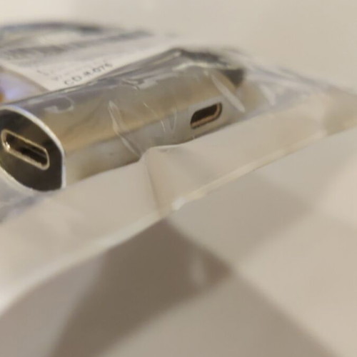 Audio adapter and splitter 2-in-1 for iPhone with Lightning to Type-C audio and charging port