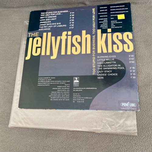 The Jellyfish Kiss Too Stupid For Business, Too Ugly For Love LP like new, jazz