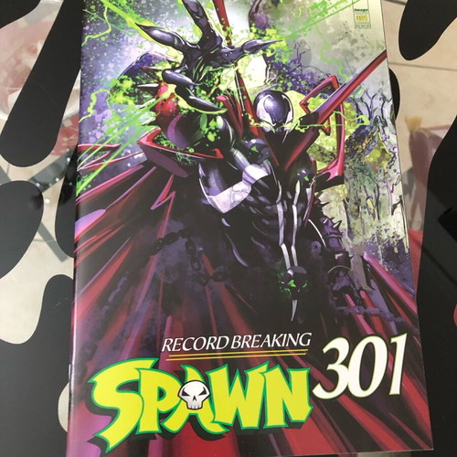 Spawn 301 Clayton Crain Variant new, Record Breaking Issue
