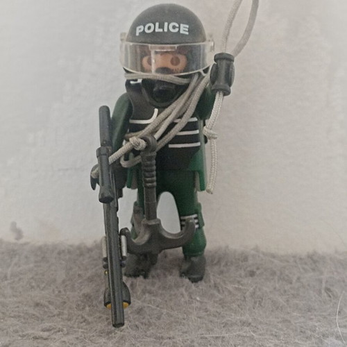 Playmobil Swat Police Officer collectible, like new
