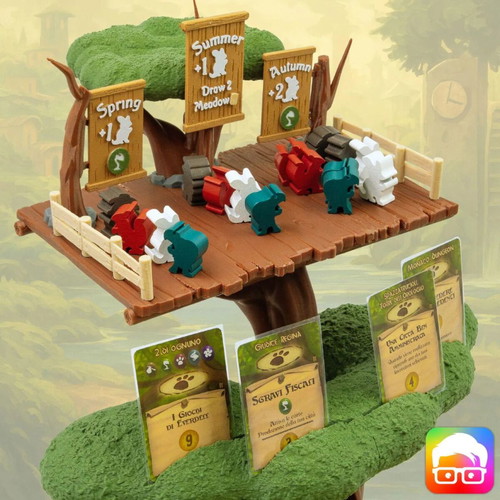Everdell Ever Tree 3D printed board game upgrade new