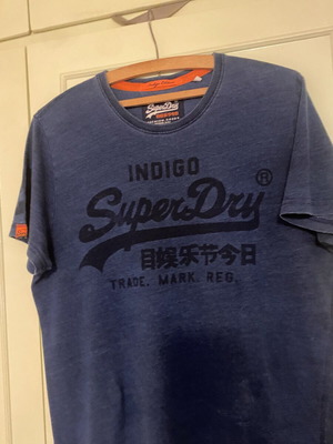 Superdry women's blue t shirt like new size M