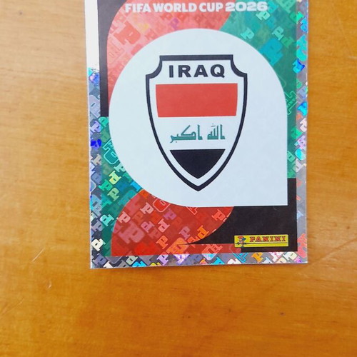 Iraq World Cup 2026 Panini sticker