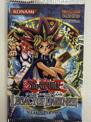 Yugioh Legacy of Darkness Booster 1st Edition sealed pack