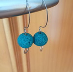 Silver earrings used