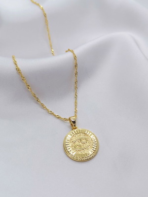 Cancer Zodiac Necklace 18K Gold Plated New
