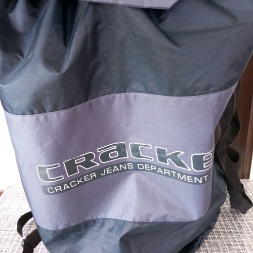 Backpack like new, black and gray, foldable for travel