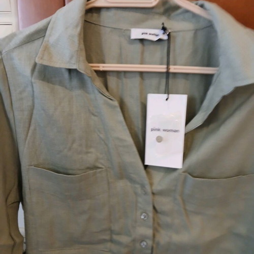 Basic Pink Woman shirt new, size M