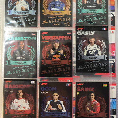 Formula 1 Topps Turbo Attax 2021 cards pack of 344, like new