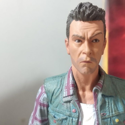 NECA Preacher 2 figures used, with boxes and accessories