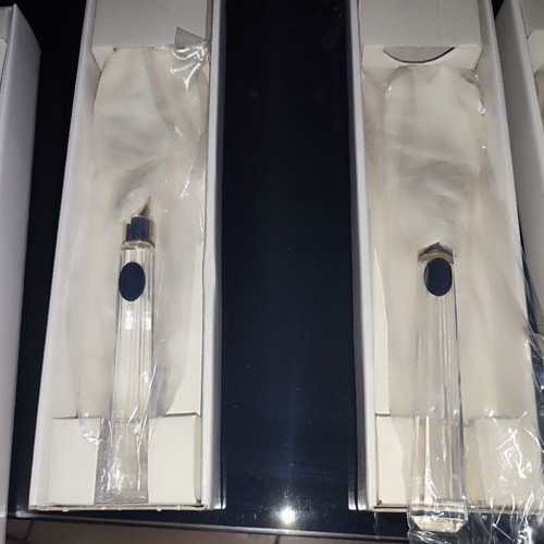 Lisa Mori Serving Set new, stainless steel with acrylic handles