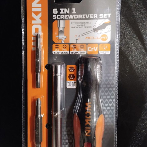 Wokin screwdriver 6 in 1 new